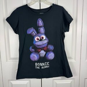Five Nights At Freddy's Bonnie Junior Women's T-Shirt Black XL
